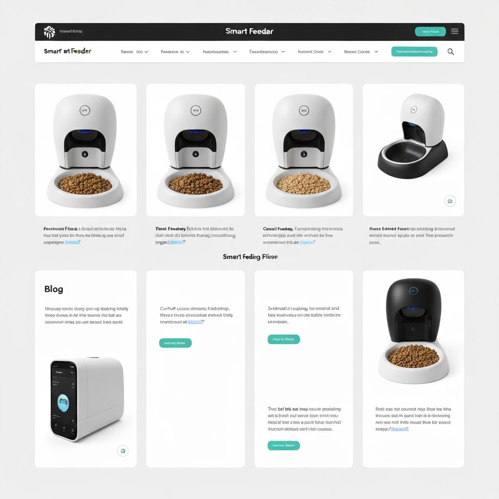 Personal Portfolio Website Smart Feeder